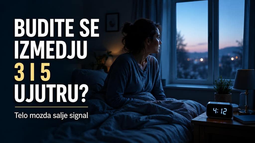 buđenje između 3 i 5 ujutru telo šalje signal