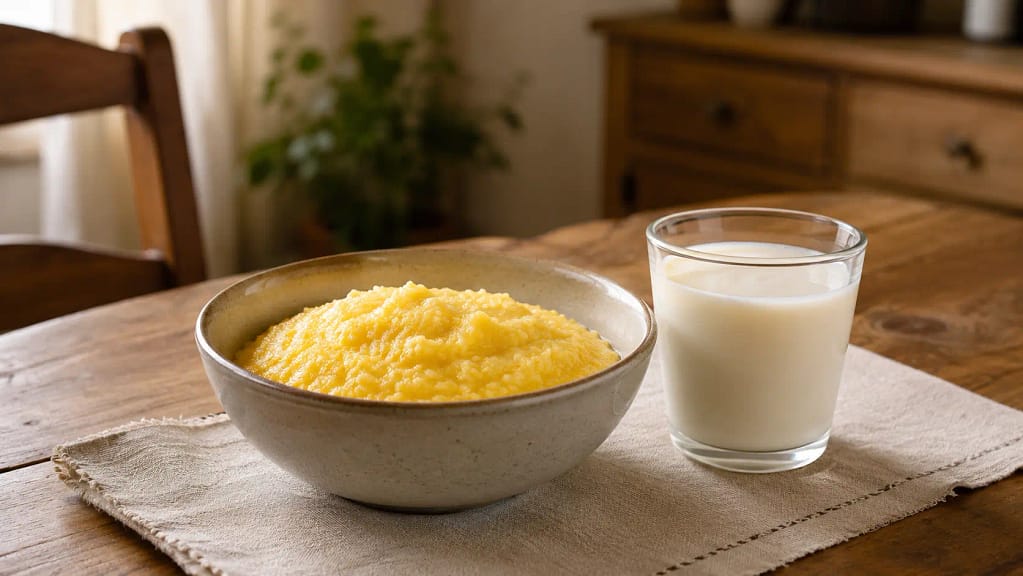 pravilna porcija palente i jogurta za laganu večeru