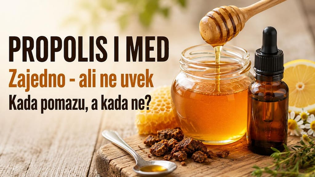 propolis i med za prirodnu podršku grlu i imunitetu