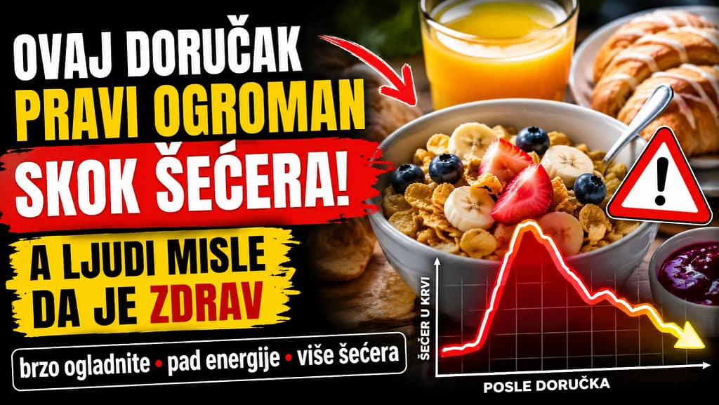 doručak koji pravi nagli skok šećera u krvi