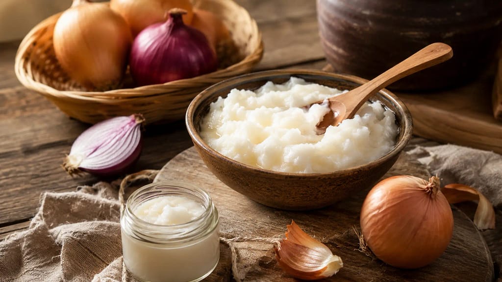 svinjska mast i luk za kašalj - tradicionalna obloga