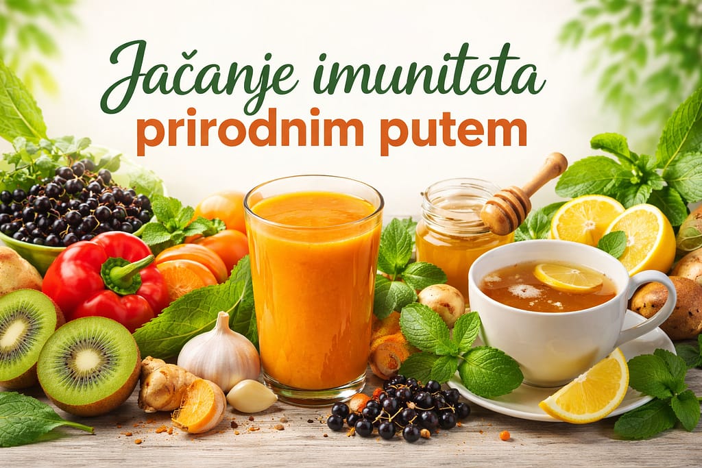 jacanje imuniteta prirodnim putem med beli luk limun prirodni napitak