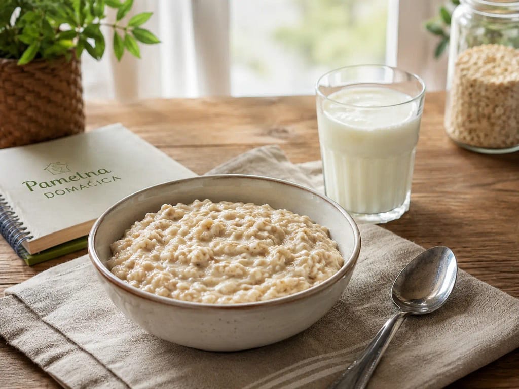 ovsena kaša za dužu sitost uz kefir i prirodno jutarnje svetlo