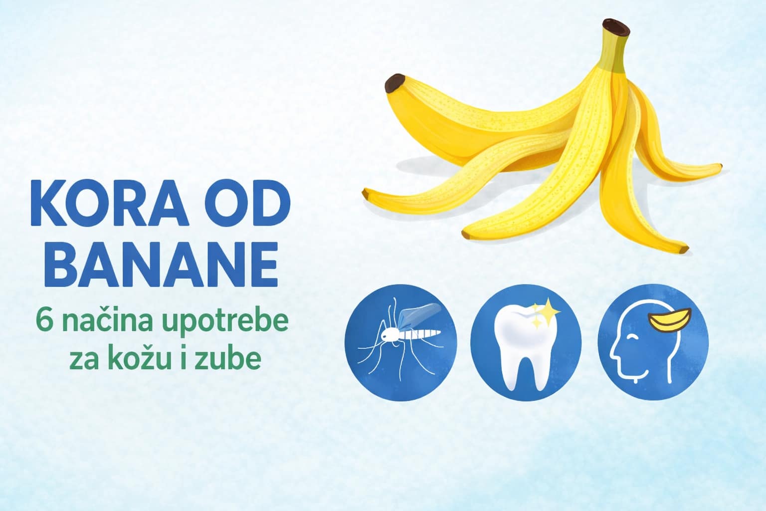 Kora od banane i prirodna nega kože