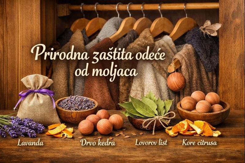 Prirodni načini zaštite odeće od moljaca
