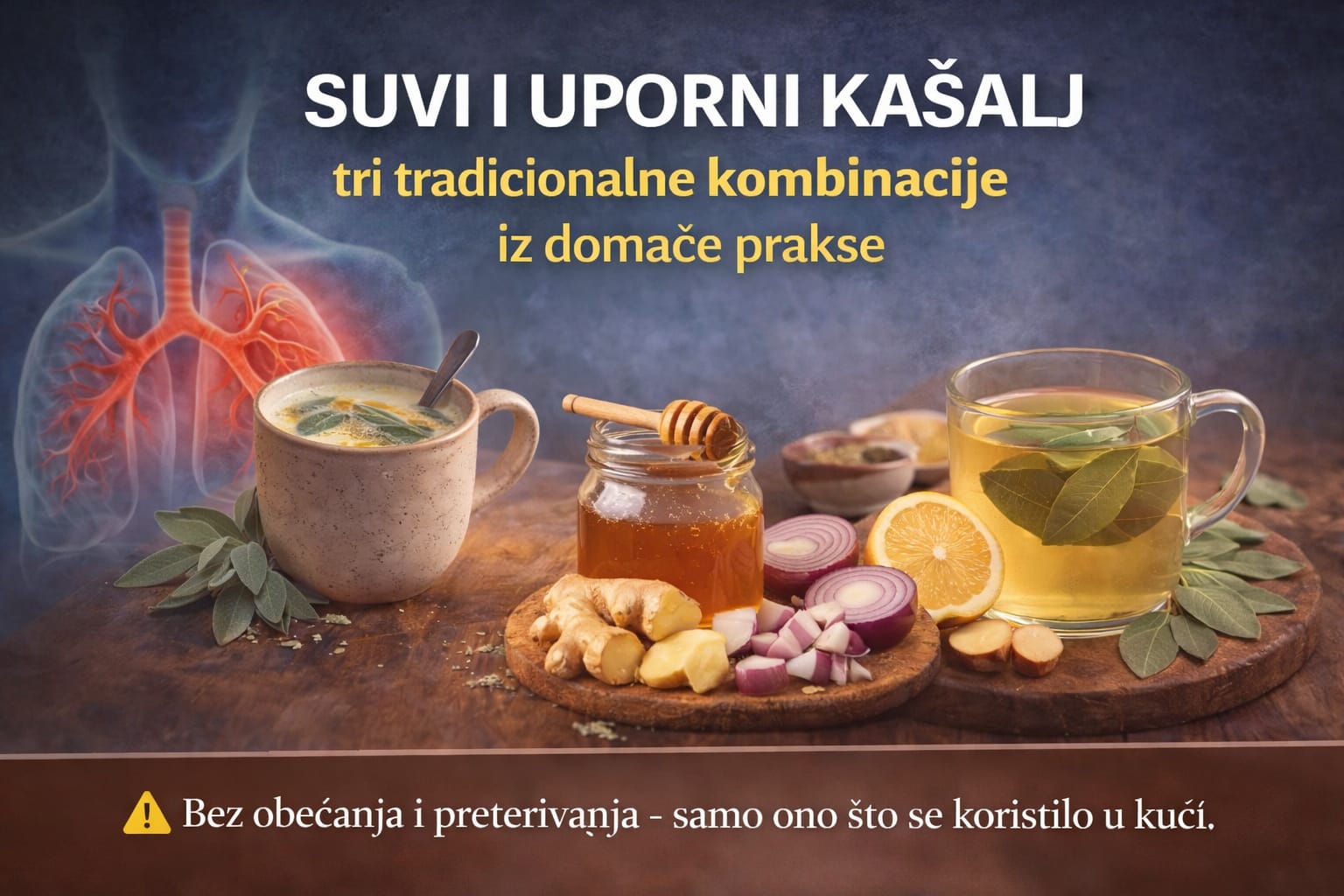Suvi i uporni kašalj i prirodna podrška
