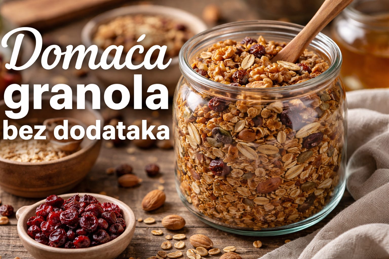 Domaća granola bez dodataka - jednostavan recept